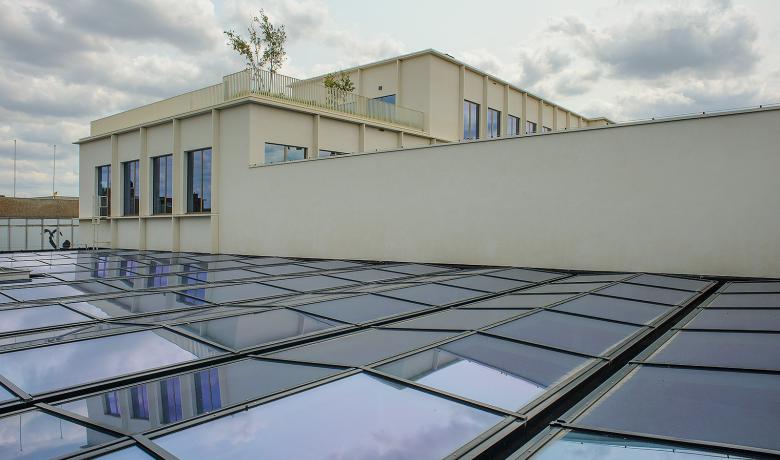 Forzon - Stadhuis Roeselare - glasdak - atrium - verrière 