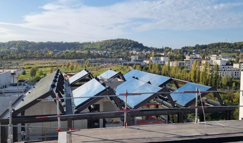 Urban rooftop greenhouse - Milennium Belval
