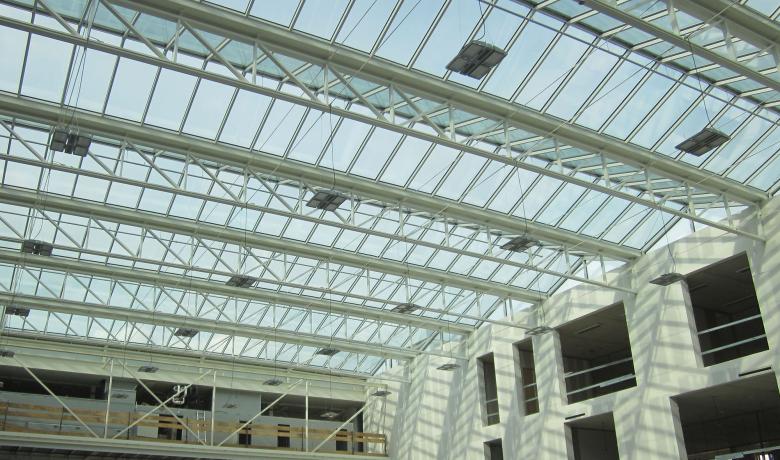 Forzon - thermoflor - Venco Campus Eersel - glass roof - glazen dak - toiture transparante
