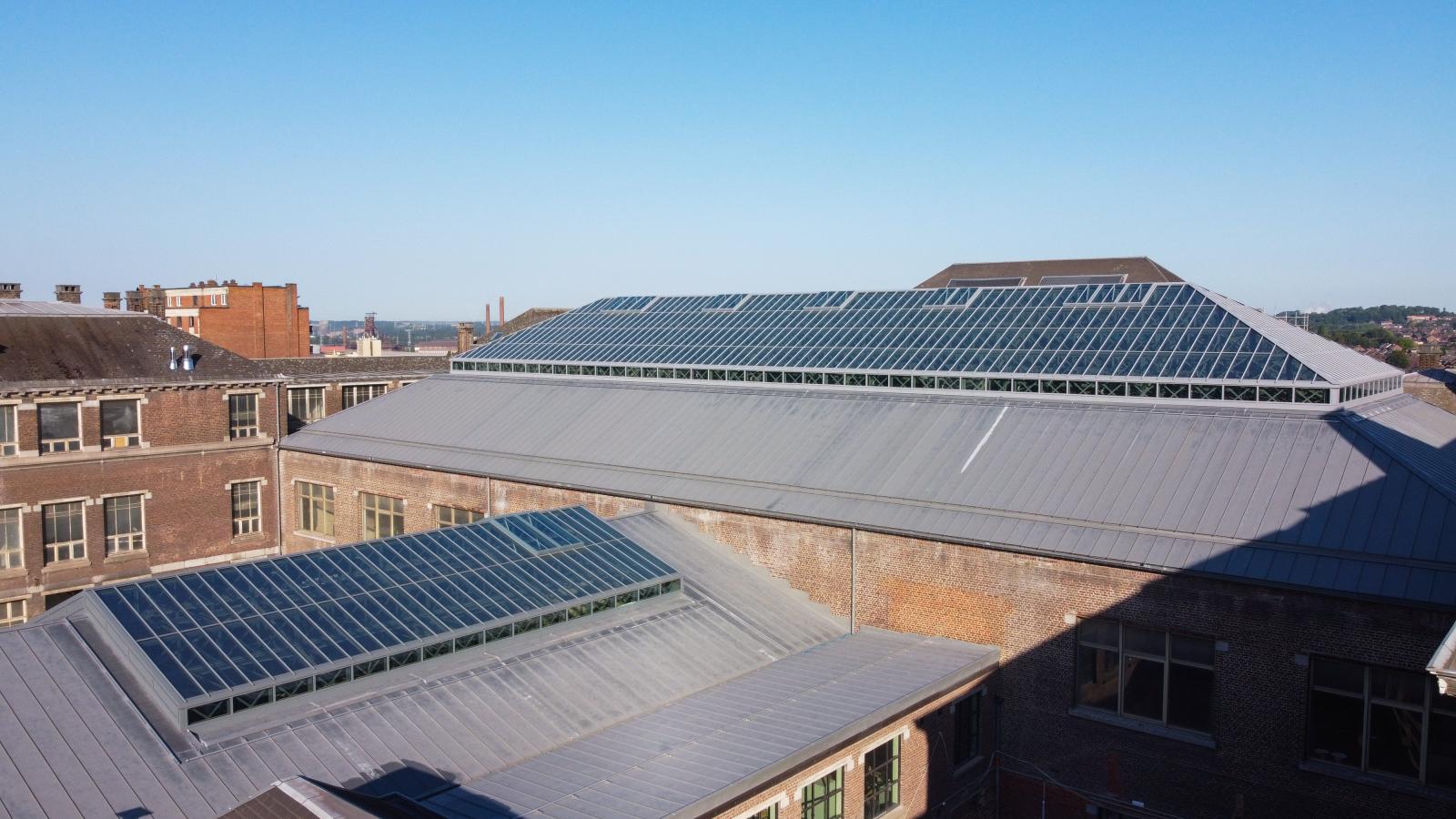 Academic centre Zénobe Gramme - glass roof